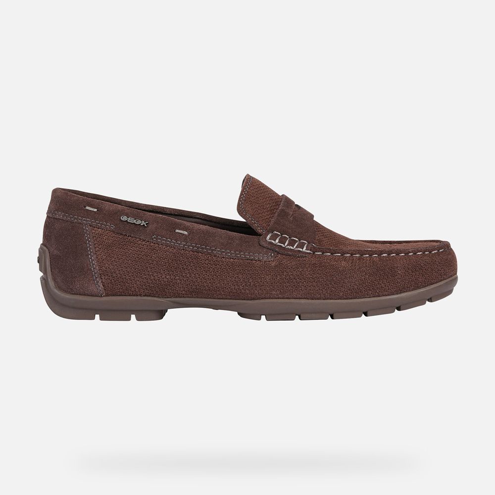 Mocassin Geox Moner 2Fit - Bordeaux - Homme 540817-OFS